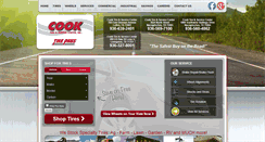 Desktop Screenshot of cooktire.com